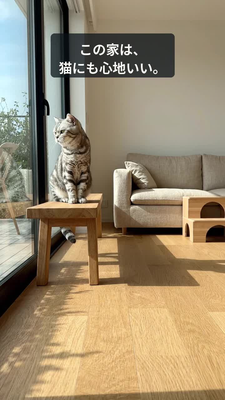 猫と暮らす、住まい。